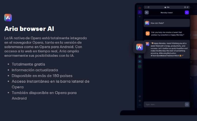 Opera estrena su propia inteligencia artificial