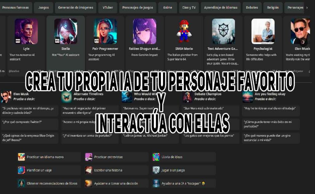 Character.AI: La inteligencia artificial llega a Apple y Android para crear personajes virtuales interactivos