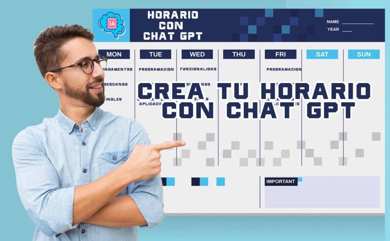 Como Crear un horario con chat GPT