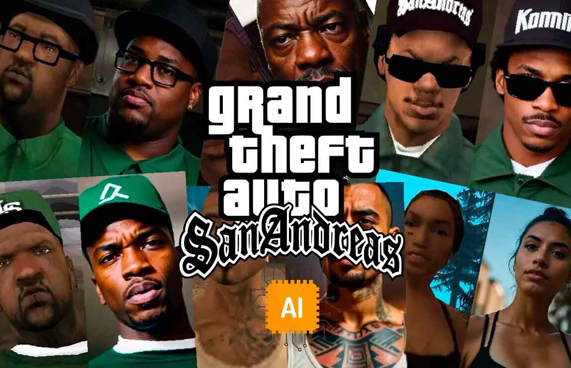 La Recreación Hiperrealista De Los Personajes De GTA San Andreas Por IA ...